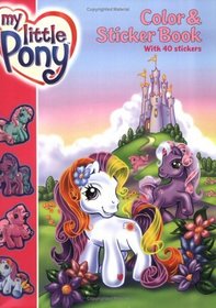 My Little Pony Color  Sticker Book (My Little Pony)
