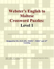 Webster's English to Maltese Crossword Puzzles: Level 1