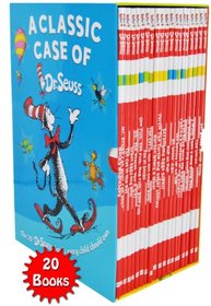 A Classic Case of Dr. Seuss 20 Books Box Set Pack Collection Includes Lorax NEW
