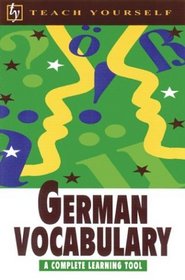 Teach Yourself German Vocabulary (Teach Yourself Books)