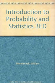 Introduction to Probability and Statistics 3ED