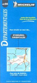 Michelin Pyrenees-Orientales Departemental Map (Departmental Maps)
