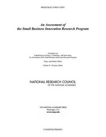 An Assessment of the SBIR Program