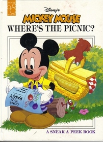 Mickey Mouse: Where's the Picnic? (A Sneak a Peek Book)
