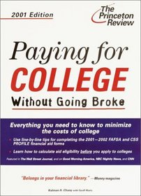 Paying for College Without Going Broke, 2001 Edition