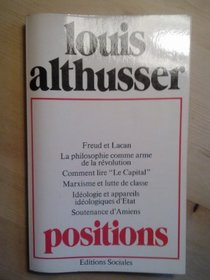 Positions, 1964-1975 (French Edition)