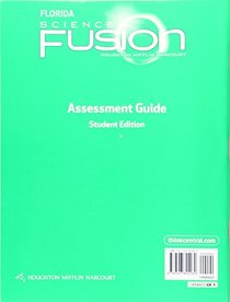 Houghton Mifflin Harcourt Science Fusion: Assessment Books Grade 1