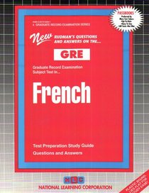 GRE French (Graduate Record Examination Series) (Graduate Record Examination Series, Gre-6)