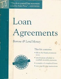 Nolo Law Form Kit: Loan Agreements : Borrow and Loan Money (Nolo's Law Form Kit: Loan Agreements)
