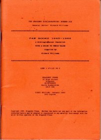 Pan Books, 1945-1966: A Bibliographical Checklist With a Guide to Their Value (Dragonby Bibliographies)