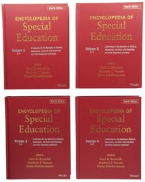 Encyclopedia of Special Education: A Reference for the Education of Children, Adolescents, and Adults With Disabilities and Other Exceptional Individuals