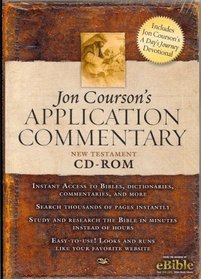 Jon Courson's Application Commentary: New Testament (Jon Courson's Application Commentary)