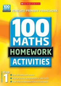 100 Maths Homework Activities: Year 1