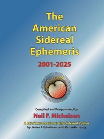 The American Sidereal Ephemeris 2001-2025