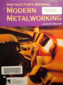 Modern Metalworking, Instructor's Manual