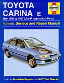 Toyota Carina E Service and Repair Manual (Haynes Service and Repair Manuals)