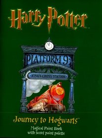 Journey to Hogwarts: Magical Paint Book with Secret Paint Palette (Harry Potter)