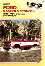 Ford Ranger and Bronco II 1983-1988 Gas and Diesel Shop Manual