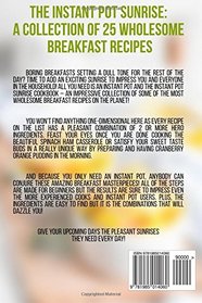 The Instant Pot Sunrise: A Collection of 25 Wholesome Breakfast Recipes: black and white