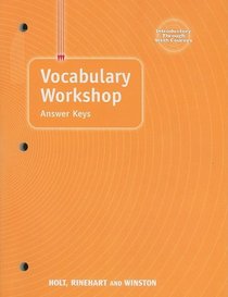 Vocabulary Workshop - Answer Keys