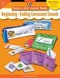 BEGINNING & ENDING CONSONANT SOUNDS, BUILD-A-SKILL INSTANT BOOKS