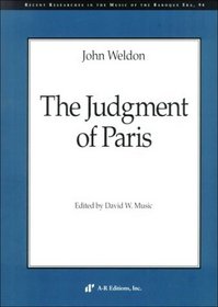 The Judgment of Paris (Recent Researches in the Music of the Baroque Era)