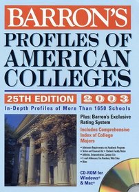 Profiles of American Colleges with CD-ROM (2003 Edition)