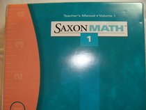 Math 1 2e Teacher Edition Volume 1 (Saxon Math Grade 1)