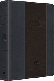 ESV MacArthur Study Bible, Personal Size (TruTone, Charcoal/Blue)