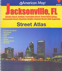 American Map Jacksonville, Florida Street Atlas