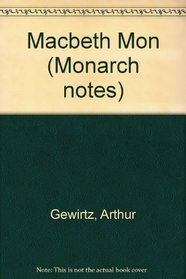 Shakespeare's Macbeth (Monarch Notes)