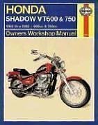 Haynes Repair Manuals: Honda Shadow VT600 & 750 1988-2003