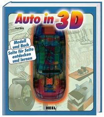 Auto in 3D, m. Kunststoff-Modell