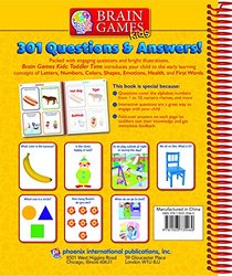 Brain Games Kids: Toddler Time - 301 Questions and Answers - PI Kids