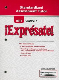 Standardized Assessment Tutor (Holt, Spanish 1 Expresate)