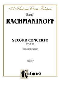 Piano Concerto No. 2, Op. 18 (Kalmus Edition)