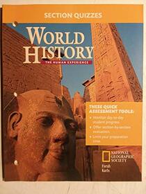 Section Quizzes for Use with World History: The Human Experience