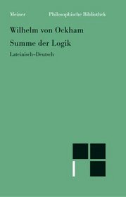Summe der Logik: Aus Teil I, Uber die Termini (Philosophische Bibliothek) (German Edition)