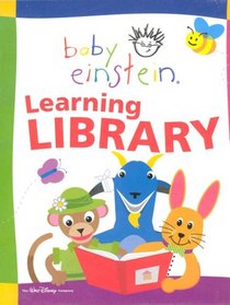 Baby Einstein Learning Library; 12 books, including: Lets Explore; With baby, Nature, Rhymes, Art, Languages, Poetry, Colors, Shapes, Numbers, Animals, ABC's of Art A-M, ABC's of Art N-Z.