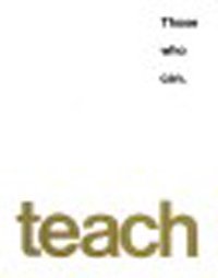 Those who can, teach