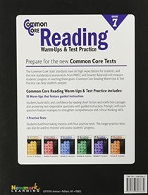 Common Core Reading Warm-Ups and Test Practice Grade 7