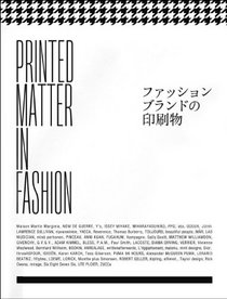 Printed Matter in Fashion