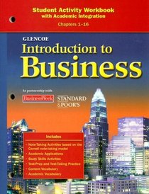 Introduction to Business Student Activity Workbook Chapters 1-16