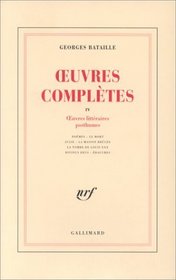 Oeuvres compltes, tome 4