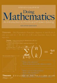 Doing Mathematics: An Introduction to Proofs and Problem-Solving