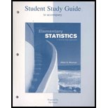 Student Study Guide for use with Elementary Statistics: A Step By Step Approach