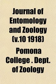 Journal of Entomology and Zoology (v.10 1918)