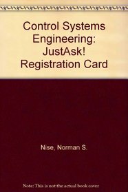 Control Systems Engineering, JustAsk! Reg Card