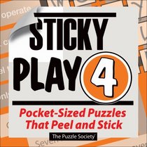 Sticky PlayFour: Pocket-Sized Crosswords That Peel and Stick