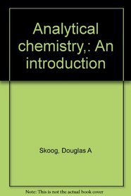 Analytical chemistry,: An introduction